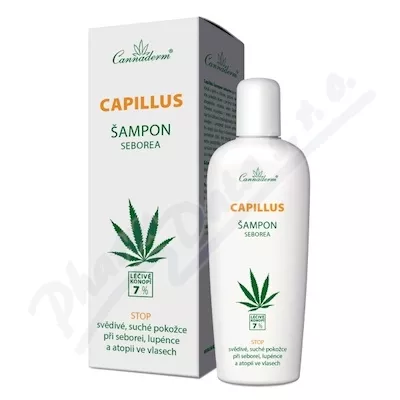 Cannaderm Capillus szampon przeciw łojotokowi 150ml