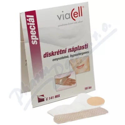 Viacell C141 MIX dyskretne plastry 16 sztuk