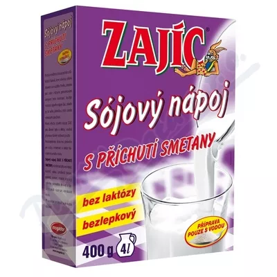 Napój sojowy Zając o smaku śmietankowym 400g