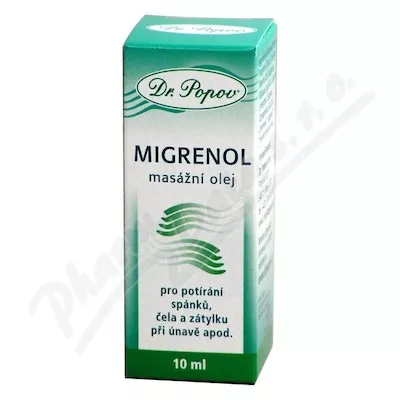 Migrenol - masážní olej 10g Dr.Popov