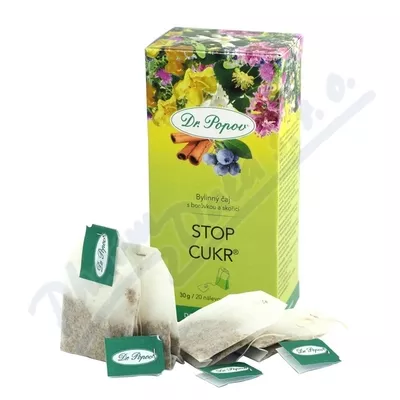 Dr.Popov Tea Stop cukier 20x1,5g