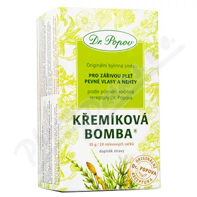 Dr.Popov Herbaciana bomba krzemowa 20x1,5g