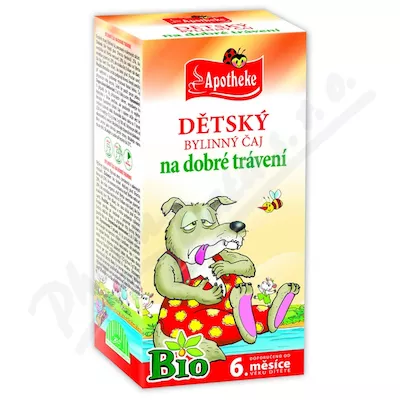 Apotheke Herbatka dla dzieci BIO dobre trawienie 20x1,5g