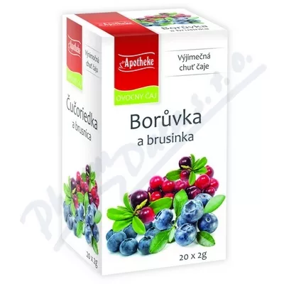 Apotheke Herbata borówka i żurawina 20x2g