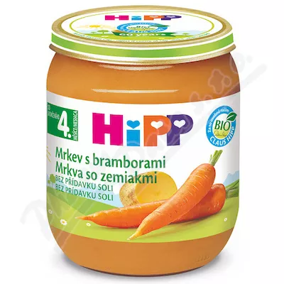 HiPP Marchew z ziemniakami BIO 4m 125g