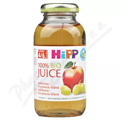 HIPP ŠŤÁVA jablečno-hroznová šťáva 200ml CZ8030